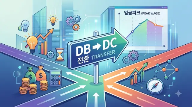 퇴직연금 DB에서 DC로 전환