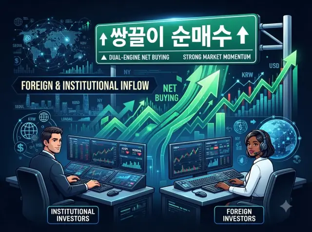 외국인과 기관의 쌍끌이 매수