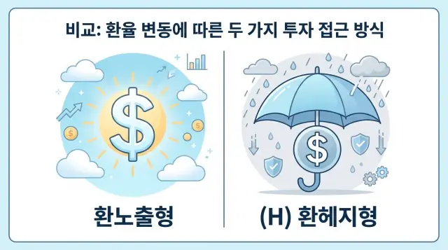 S&P500 상품 매수시 환헷지 고려