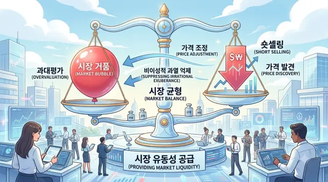 공매도 개념 중 긍정적인 효과