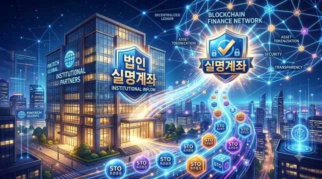 가상화폐 시장에 법인 실명계좌와 기관 자금의 단계적 유입