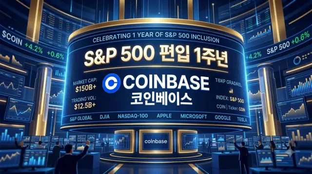 코인베이스 편입 1주년