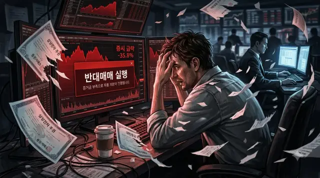 미수금을 상환하지 못하여 반대매매를 당해 괴로운 투자자