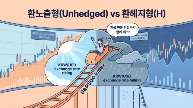 국내 상장 S&P500는 환노출형