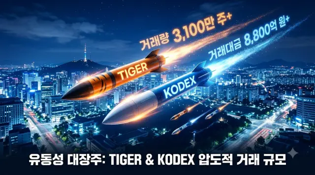 국내 상장 S&P500 중 TIGER와 KODEX는 압도적 규모를 보임
