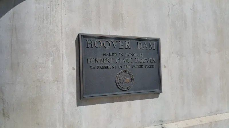 Hoover Dam 표지판