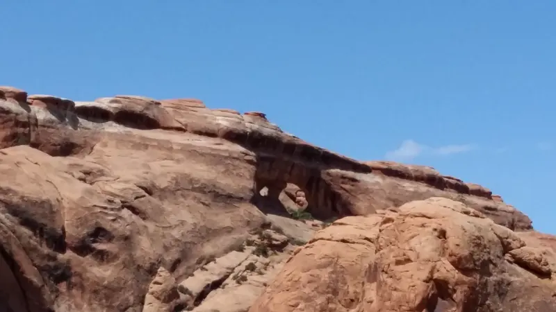 Arches National Park의 윈도우 아치