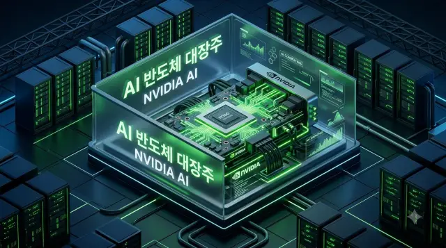 엔비디아는 AI 대장주로 평가받음