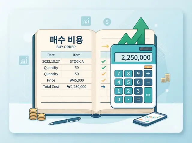 주식 매수 시 발생하는 수수료 항목 안내