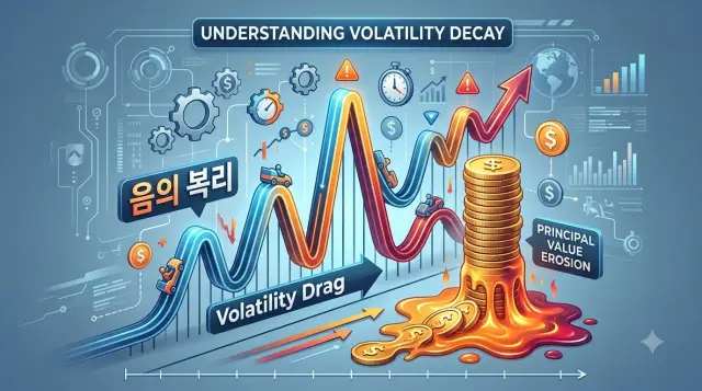 SOXL ETF는 음의 복리로 인하여 큰 폭의 손실 가능