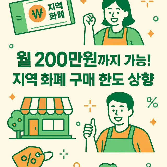 지역화폐 구매한도상향