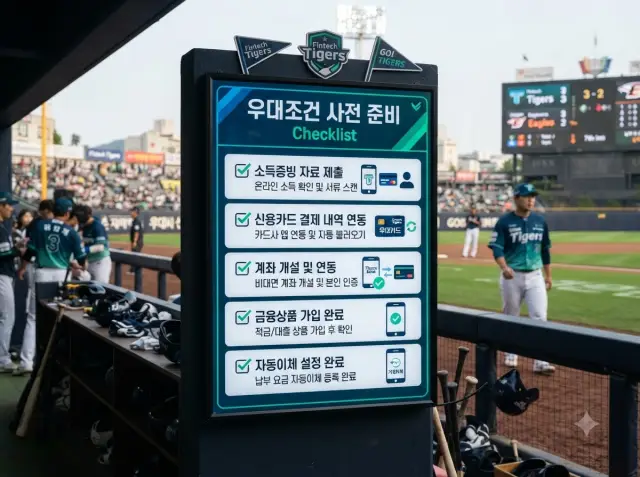 우대금리 충족을 위한 사전 준비 체크리스트
