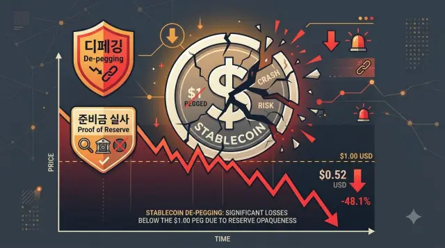 스테이블 코인 알고리즘 페깅 붕괴 사례