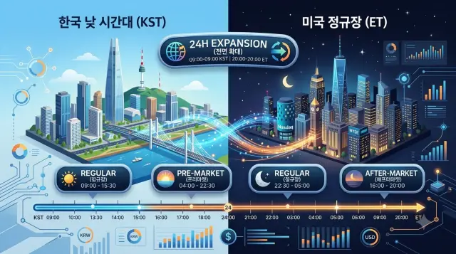 미국 주식 24시간 거래 시간대