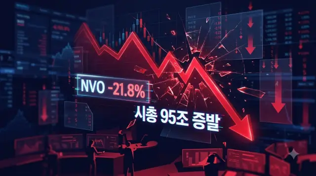 노보 노디스크 주가 폭락 그래프