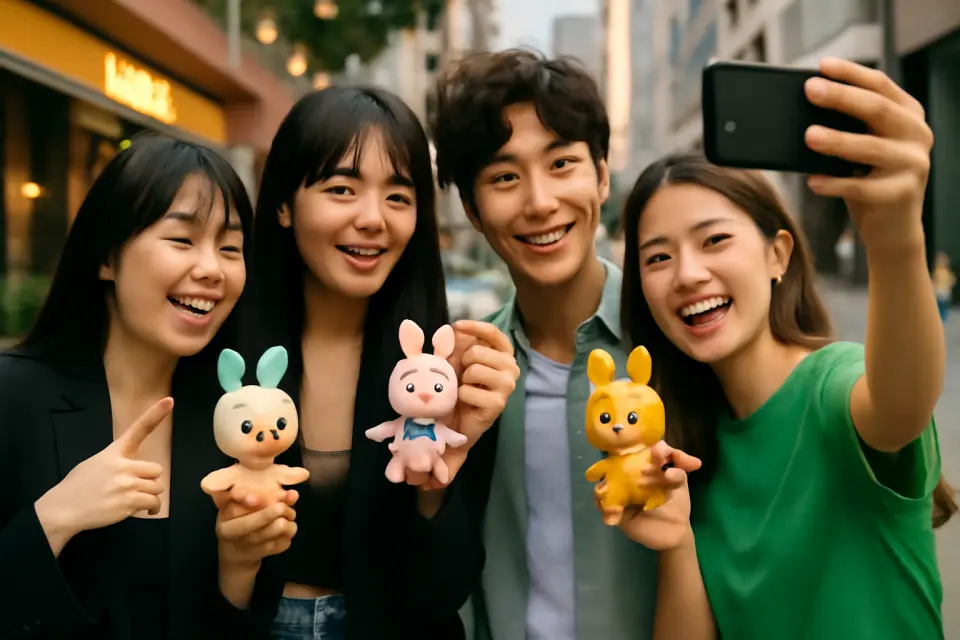 인형 라부부 키링