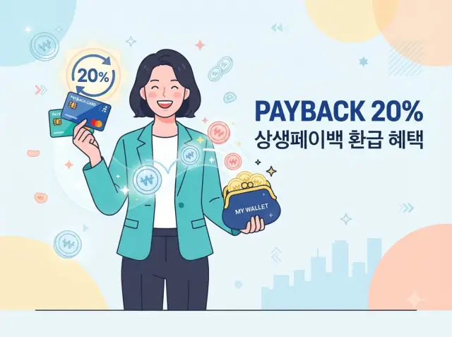 상생페이백 카드 사용액 20% 환급 안내