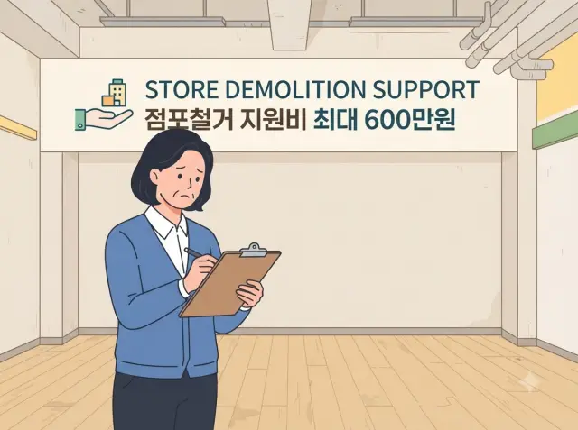 소상공인 점포철거 지원비 안내와 서류