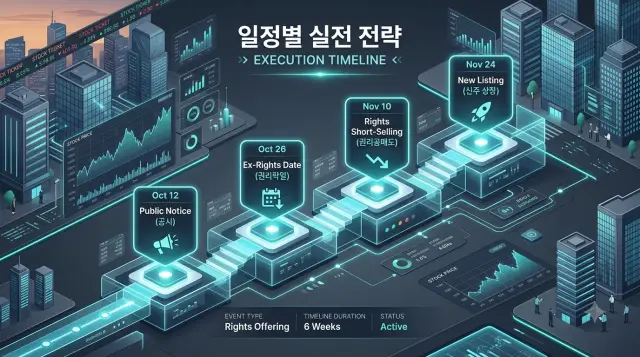 무상증자 일정별 전략