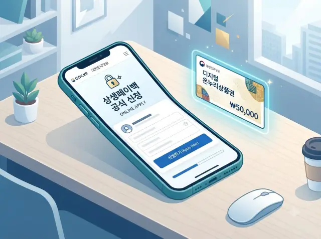 상생페이백 온라인 신청 및 상품권 지급
