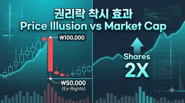 무상증자의 권리락 효과