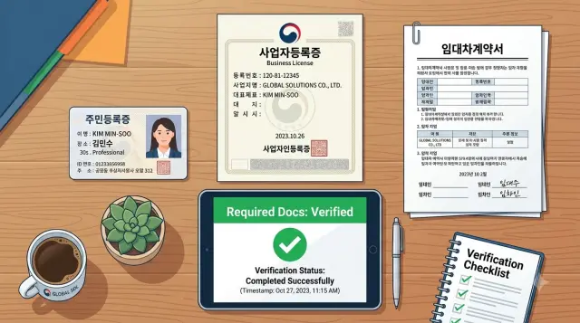 사업자 통장 개설을 위한 각종 서류