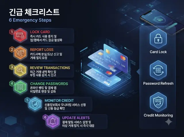 카드 정보 유출 고객 대응 체크리스트