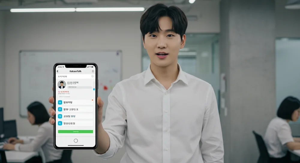 카카오톡과 쳇GPT를 이용하여 업무 협업