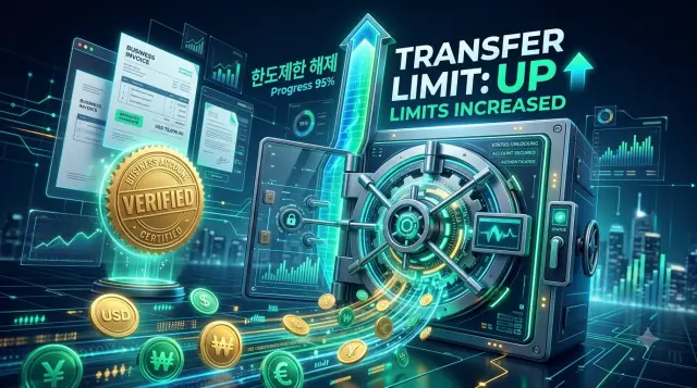 사업자 통장 개설시 한도제한 해제 등 다양한 혜택