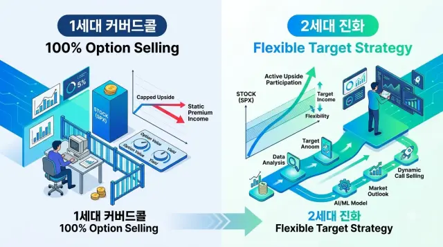 1세대와 2세대 커버드콜 비교