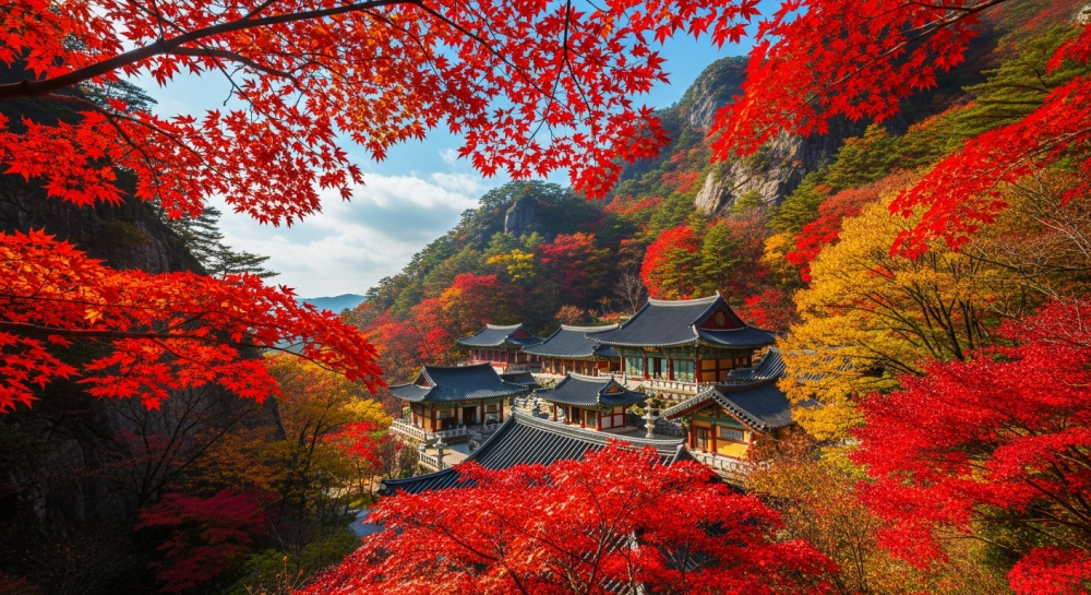 화려한 내장산 단풍