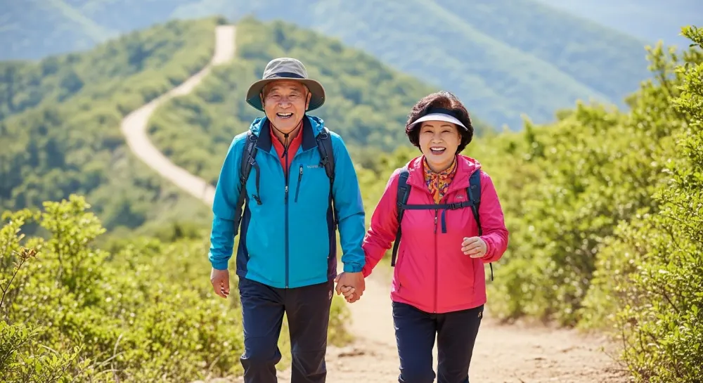 기초연금을 받으면서 노후를 보내고 있는 부부