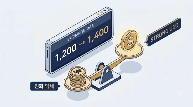 환율 상승은 원화 약세