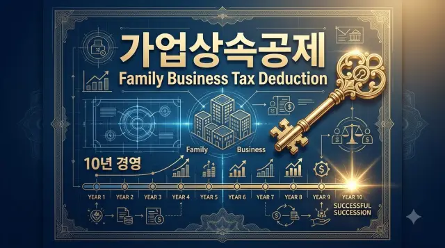 베이커리 카페를 10년 이상 운영하면 가업상속공제 가능