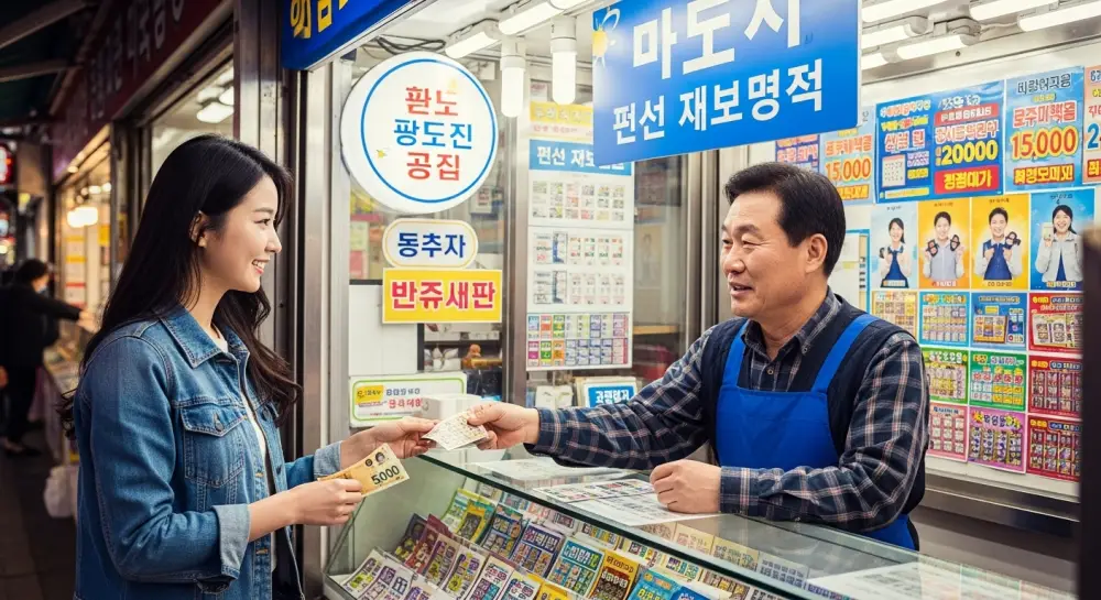 로또 명당 가판대 구입