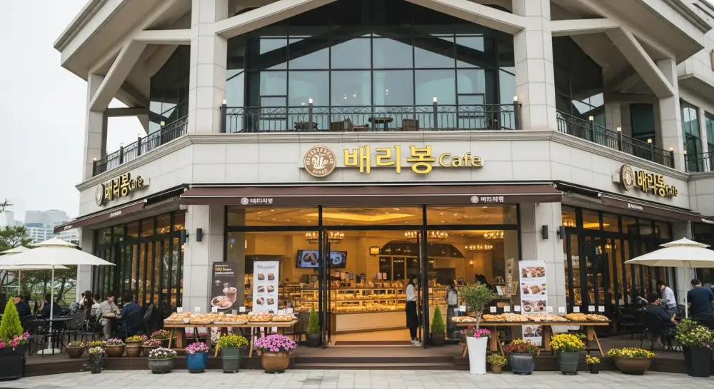 베이커리 카페 전면