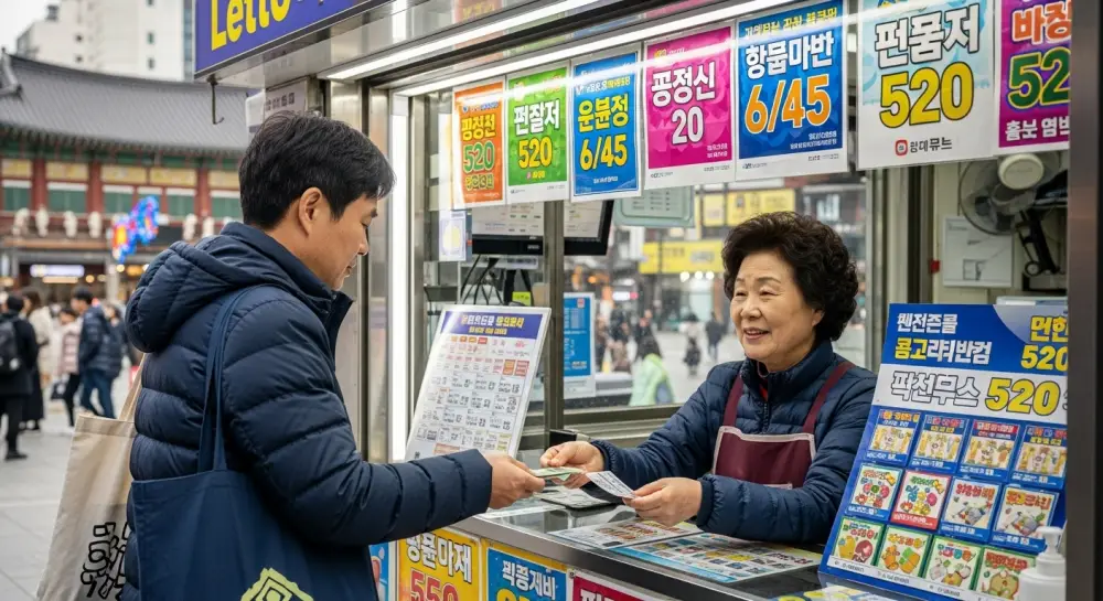 로또 당첨을 기원하면서 구입