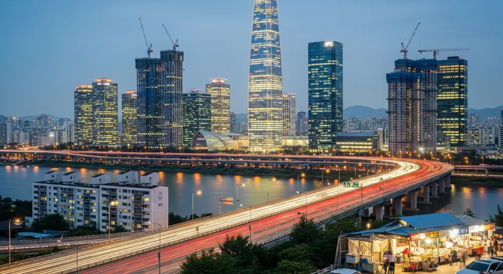 경기침체를 벗어나 호황기에 접어둔 서울 시내