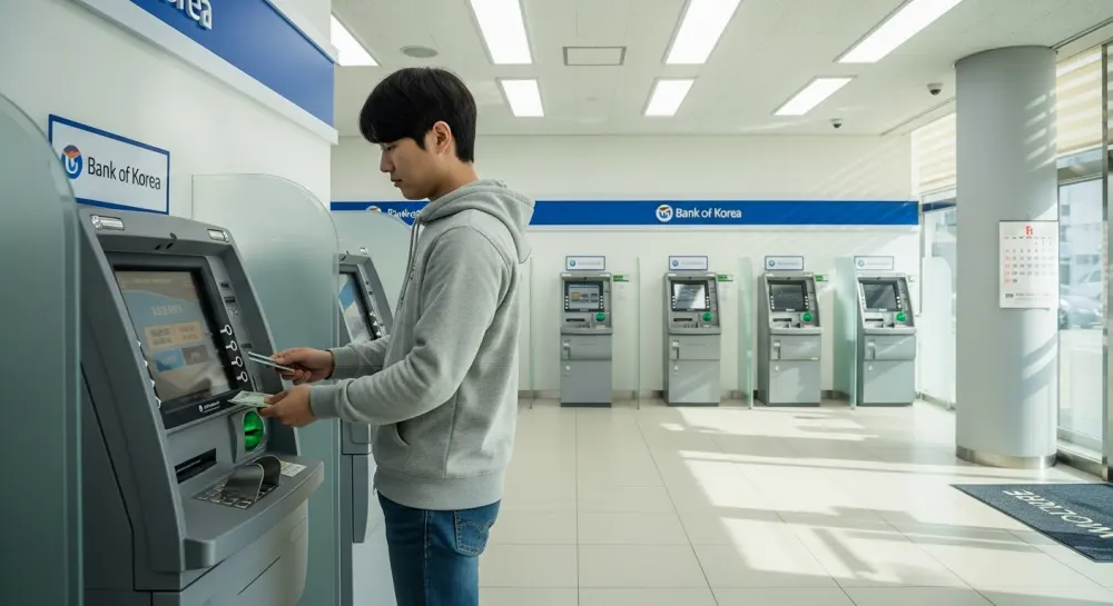 ATM에서 현금을 인출