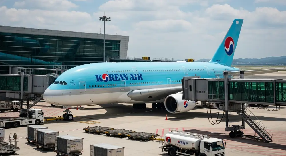 여행을 떠나기 전 비행기