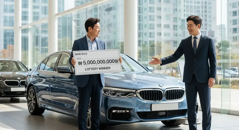 로또 당첨 후 승용차 구입