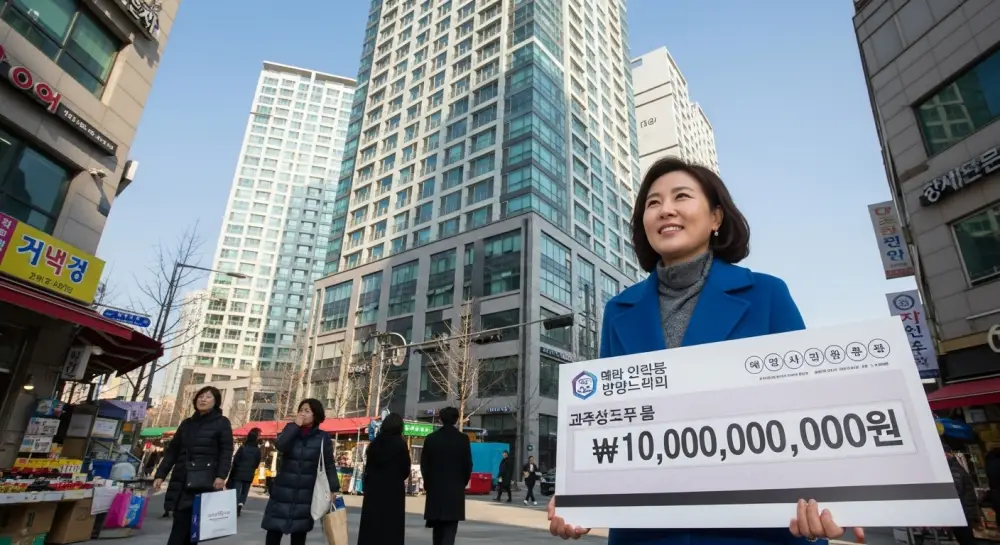 로또 당첨금 받음