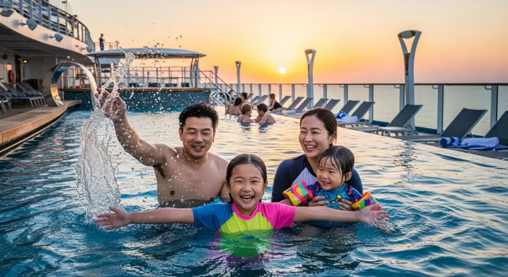 로또 당첨 후 즐기는 가족