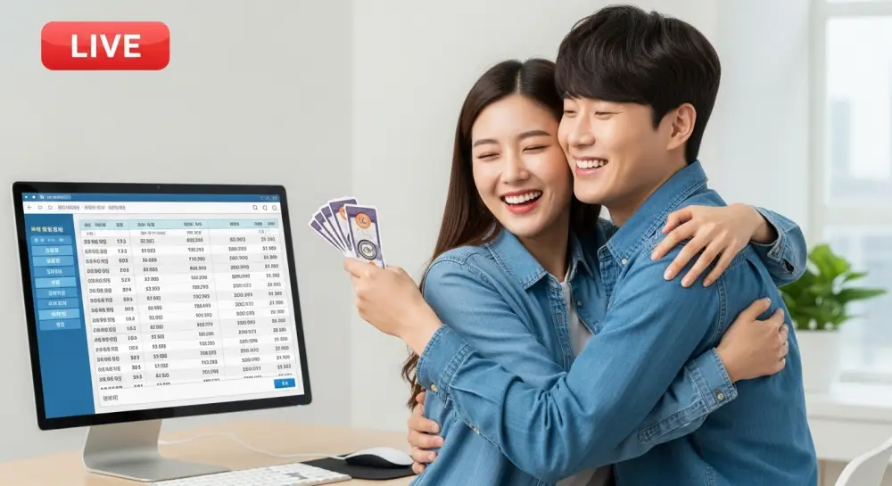 로또 당첨된 이후 껴앉음