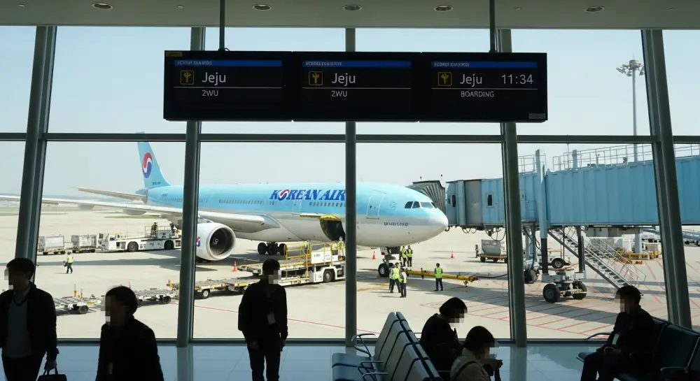 제주도헹 비행기