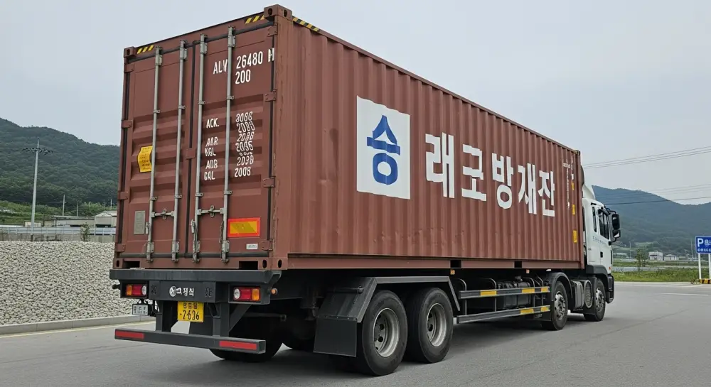 위메프 화물 컨테이너