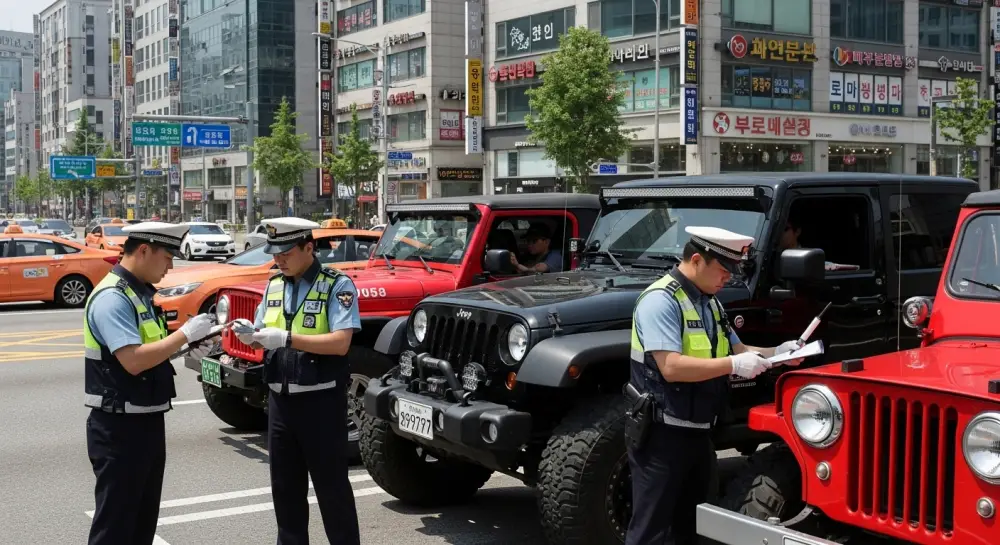 경유 차량의 점검