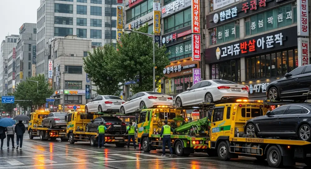 주정차 과태료와 차량 견인