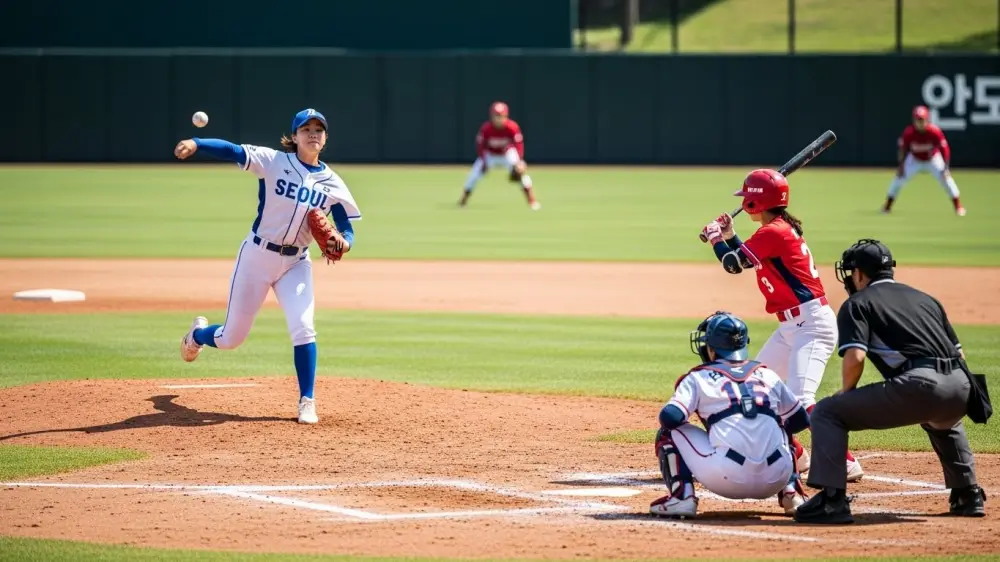 야구여왕의 경기중