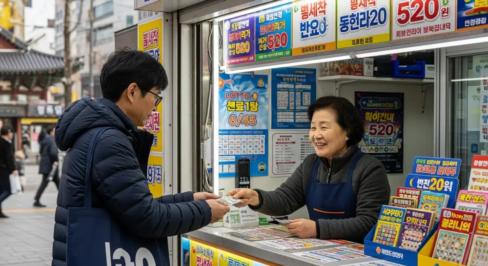 로또를 가판대 구입